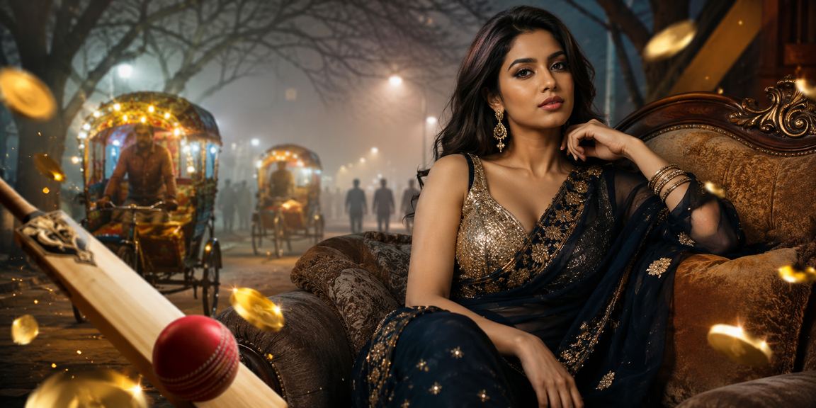 ঢাকার রিকশা আলোয় ক্রিকেট বেটিং মুহূর্ত
